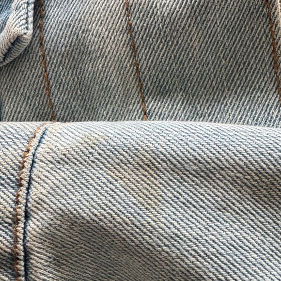 Highway Jeans Denim jacket XL button front distress style - Picture 8 of 11